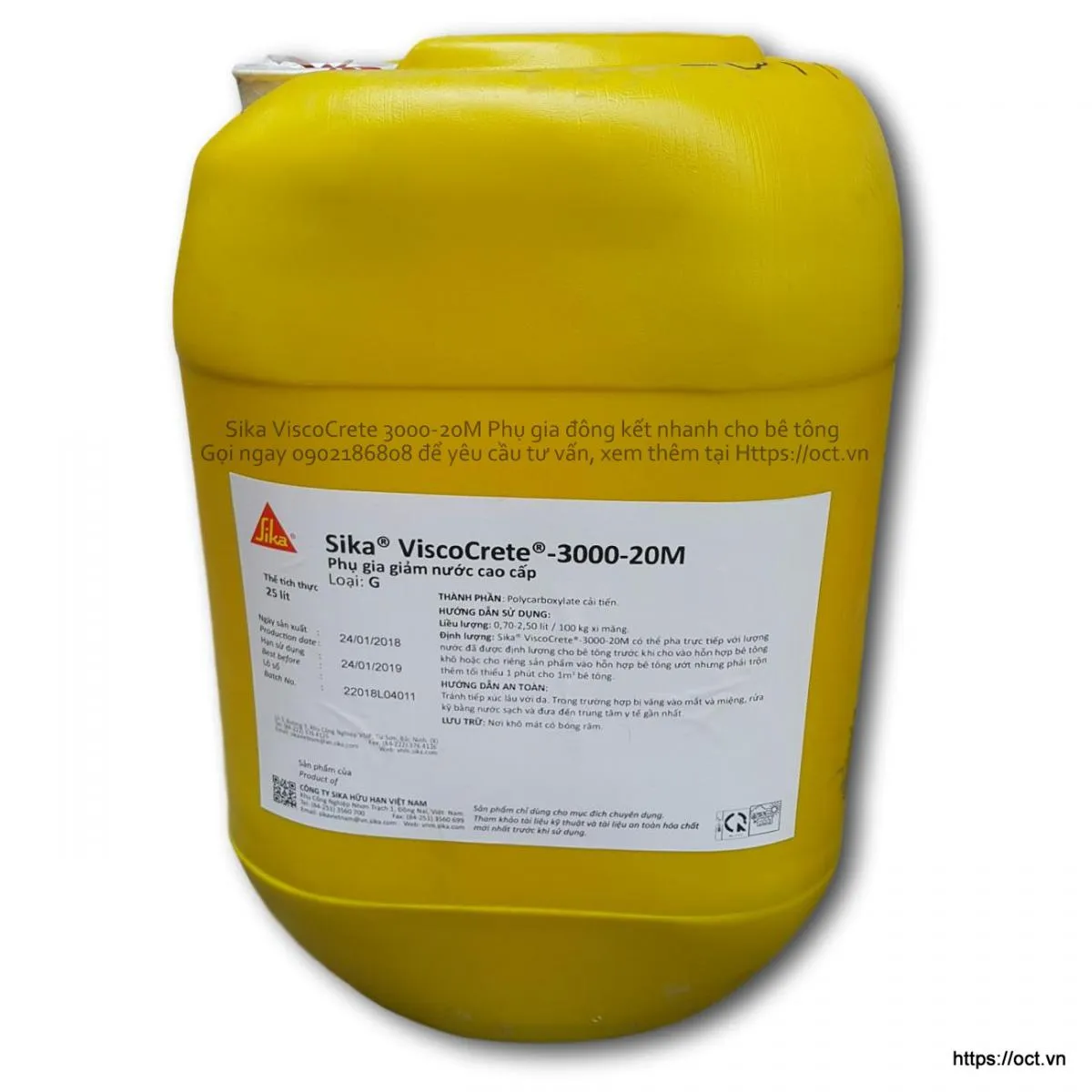 SikaViscocrete3000-20MPhugiadongketnhanhbetong