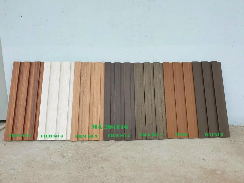 Sơ đồ cấu tạo các lớp của tấm trần nhựa composite