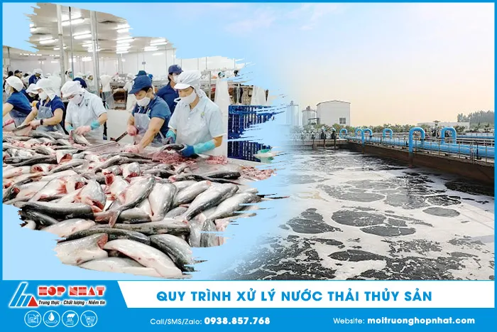 Sơ đồ tổng quan công nghệ xử lý nước thải chế biến thủy sản hiệu quả
