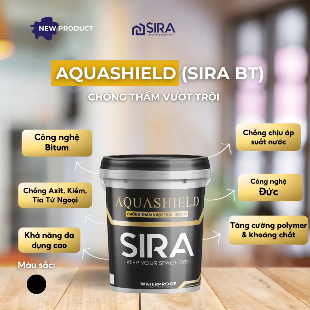 Sơn chống thấm gốc Bitum là giải pháp hiệu quả cho bể phốt
