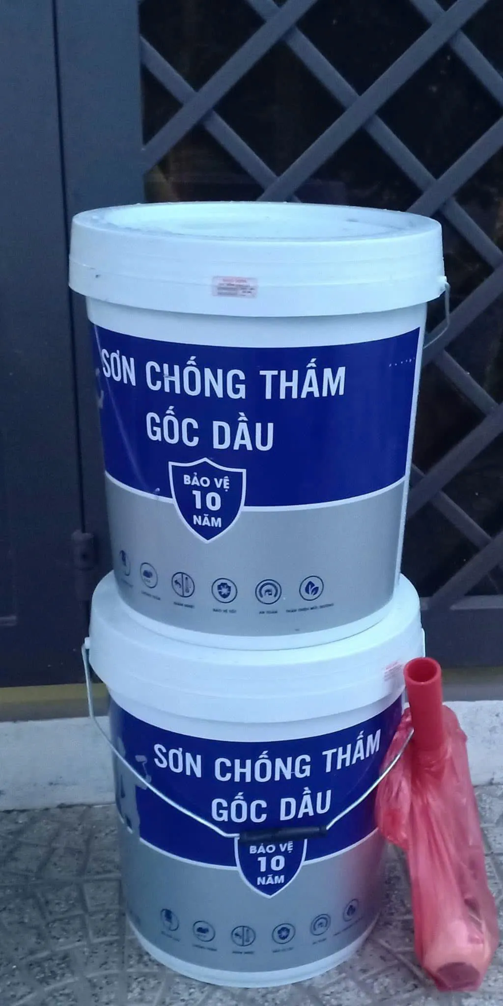 Sơn chống thấm gốc dầu Nano Japan màu ghi nhạt