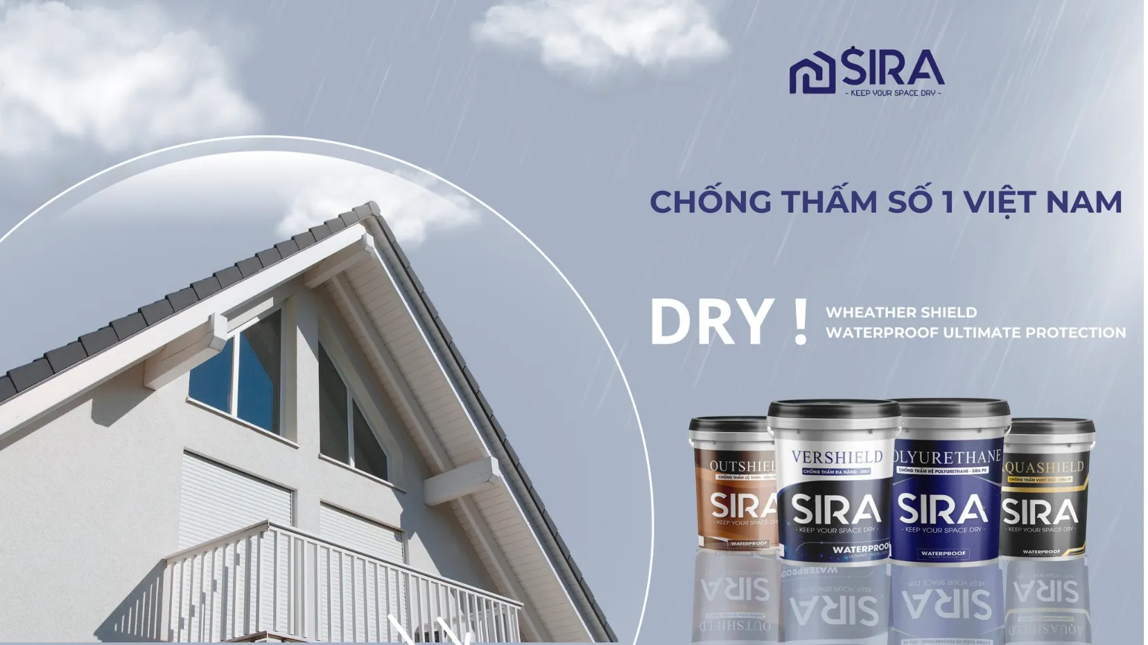 Sơn chống thấm SIRA – Đơn vị thi công sơn chống thấm mái tôn uy tín hàng đầu