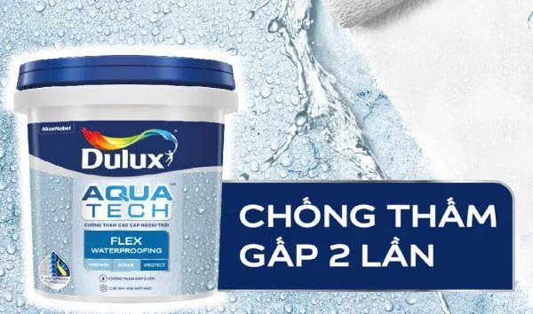 Sơn Dulux chống thấm tường ngoài