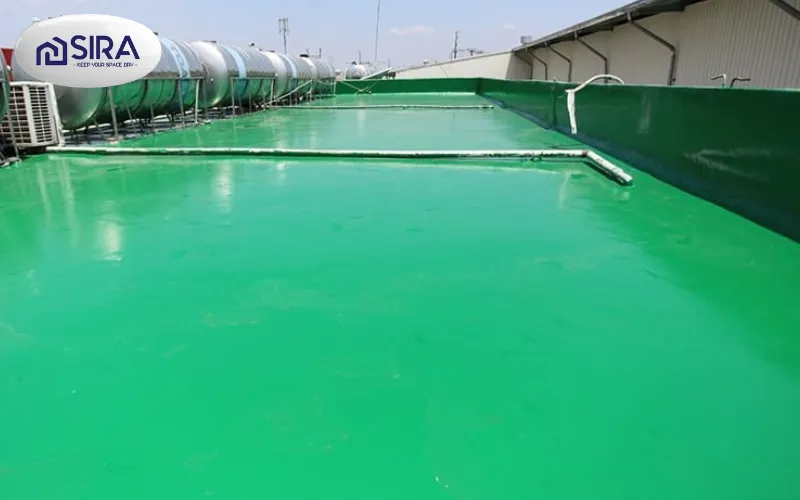 Sơn epoxy chống thấm sân thượng và mái nhà hiệu quả