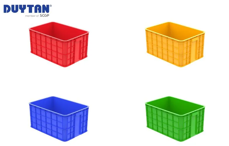 Sóng nhựa bít 3T1 với dung tích lớn, làm từ HDPE nguyên sinh, phù hợp lưu trữ hàng hóa nặng và bảo vệ tối ưu
