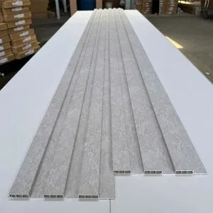 Sóng nhựa giả gỗ vân đá hoặc bê tông hiện đại ốp tường