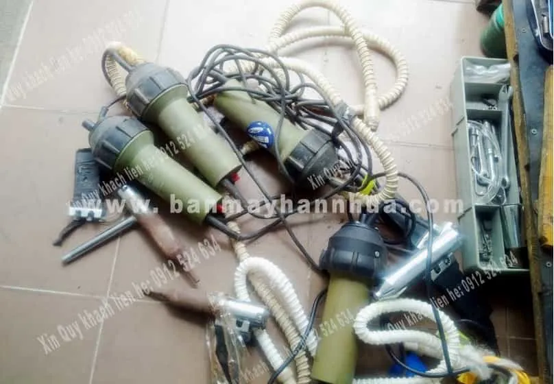 Súng hàn nhựa cầm tay ứng dụng hàn ống nhựa PVC