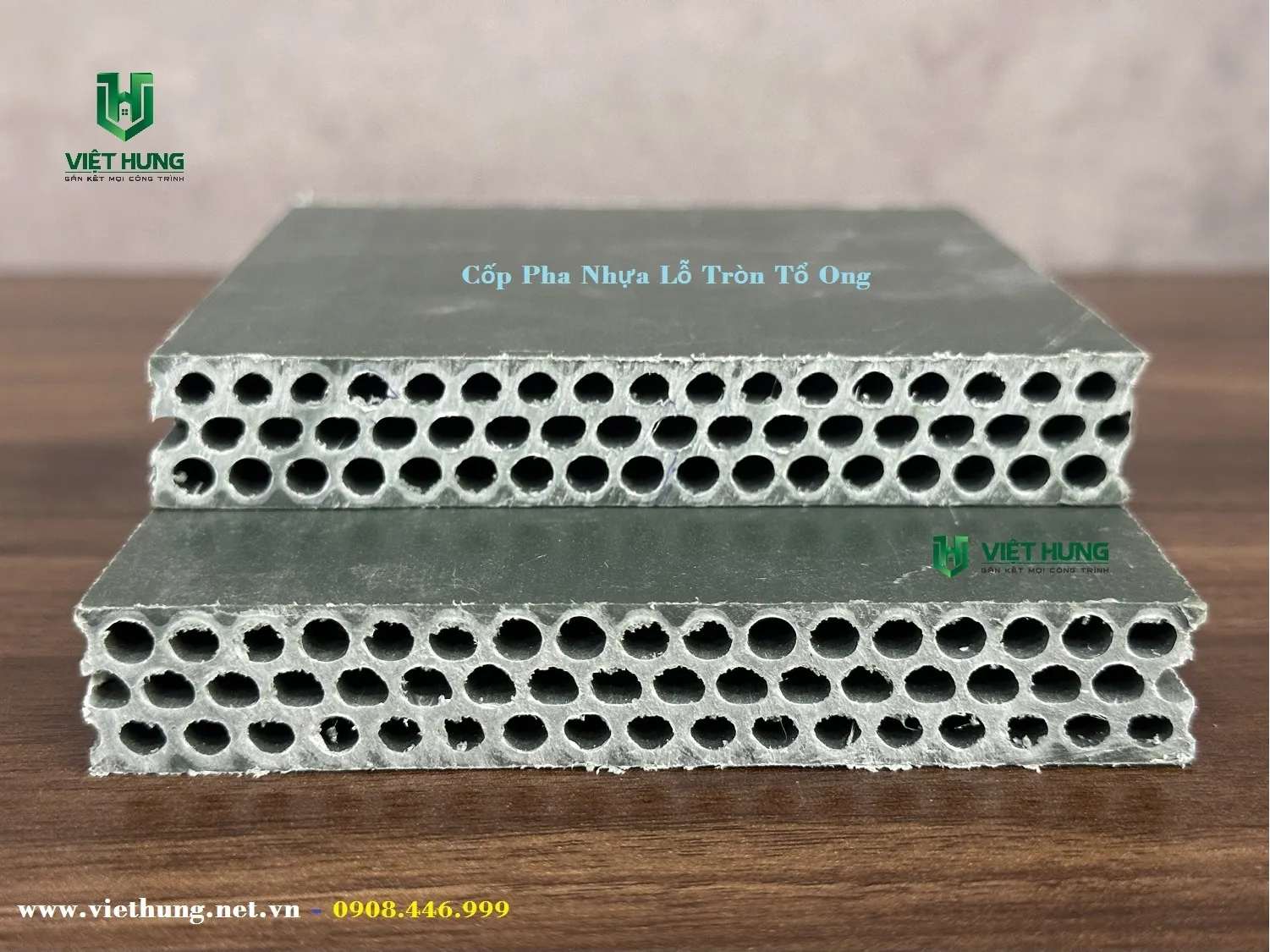 Tấm cốp pha nhựa eco lỗ tròn 17mm