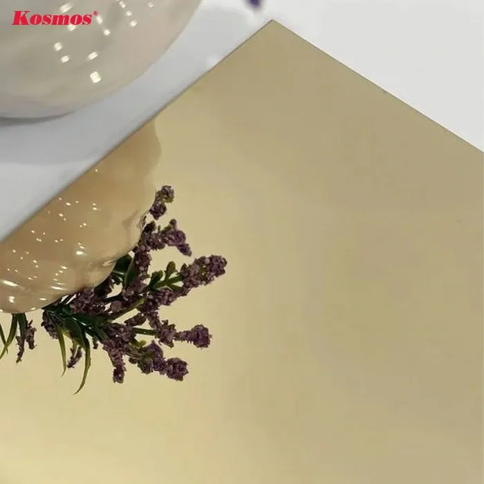 Tấm inox bóng gương ốp tường