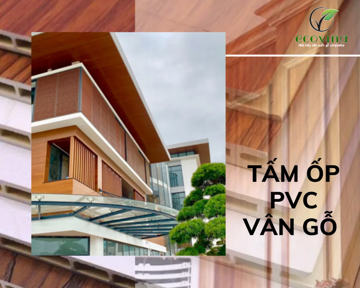 Tấm nhựa chịu nước PVC vân gỗ cho nội thất hiện đại