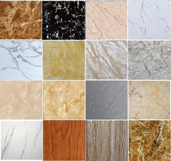 Tấm nhựa giả đá hoa cương với vân sắc tự nhiên