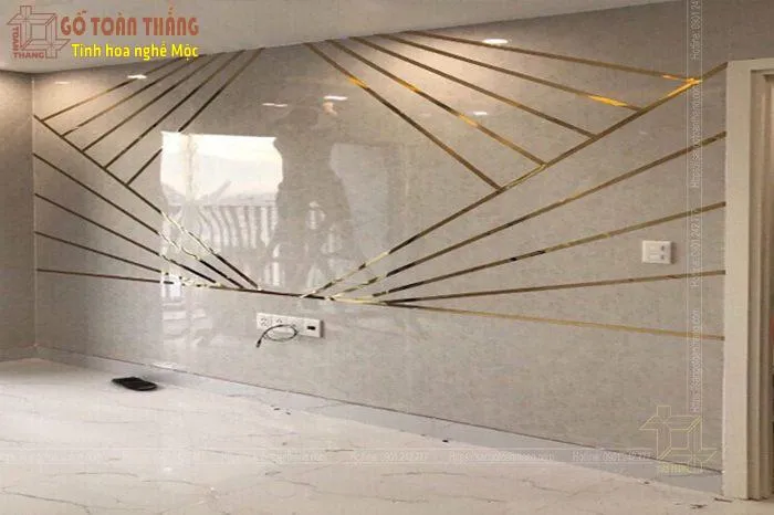 Tấm nhựa giả đá ốp được sử dụng ở phòng ngủ tạo sự mát mẻ thoáng mát