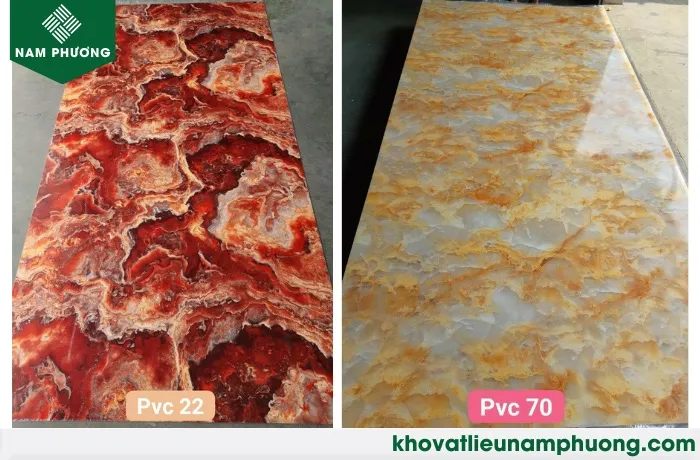 Tấm nhựa giả đá ốp trần tạo không gian sang trọng