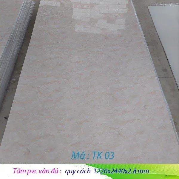 Tấm nhựa giả đá TK03 đa dạng kích thước và màu sắc