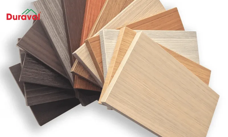 Tấm nhựa làm từ chất liệu gỗ nhựa có thể tạo hình đa dạng