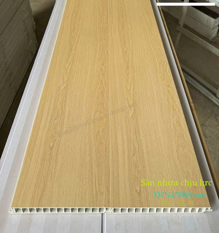 Tấm nhựa lát nền HK01 với gam màu trầm ấm, bền vững
