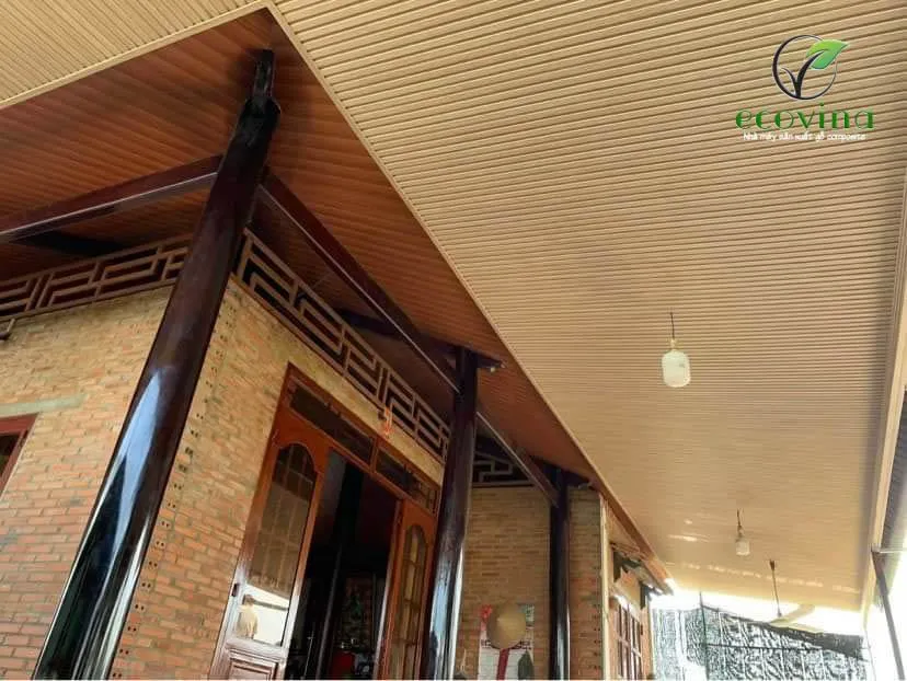 Tấm nhựa ốp trần Ecovina trang trí nội thất