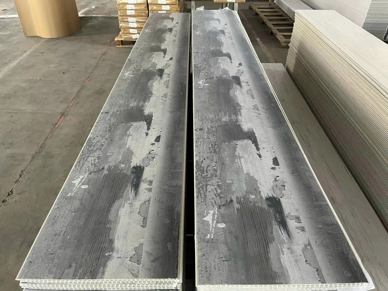 Tấm nhựa ốp trần Nano bề mặt nhám mã P02, phong cách tối giản
