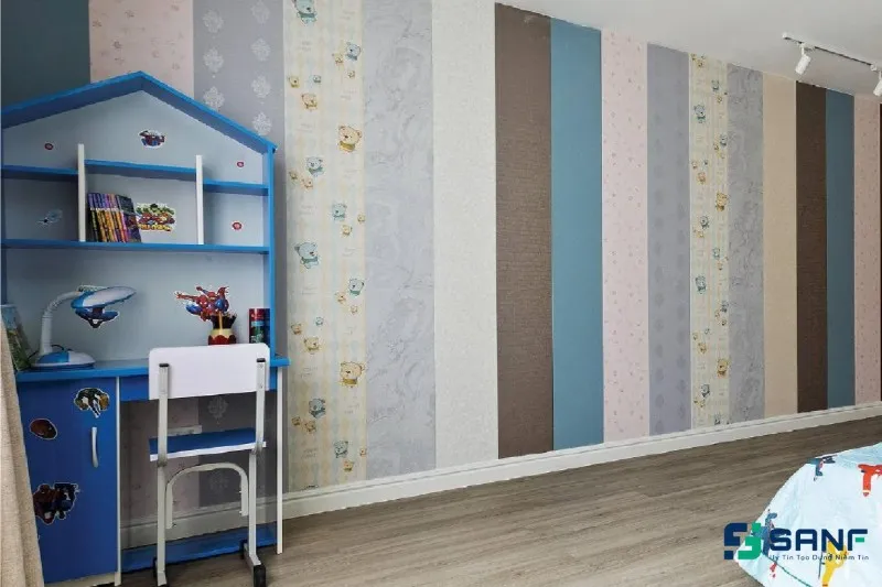 Tấm nhựa ốp tường Anpro vân giấy với họa tiết sống động, chân thực