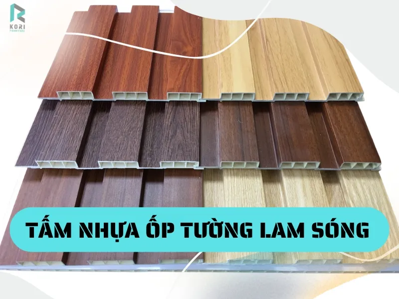 Tấm nhựa ốp tường lam sóng