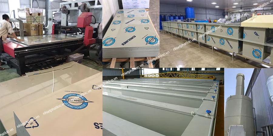 Tấm nhựa PP ứng dụng đa dạng trong công nghiệp và môi trường