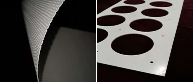 Tấm nhựa PVC đục lỗ tròn chuyên dụng cho hệ thống xử lý nước thải và khí thải