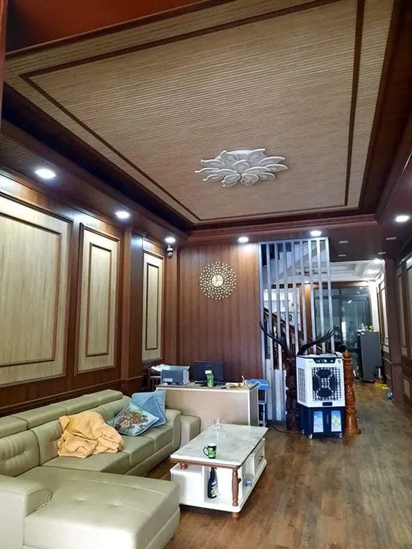 Tấm nhựa PVC Nano ốp phòng khách cao cấp, dễ dàng vệ sinh