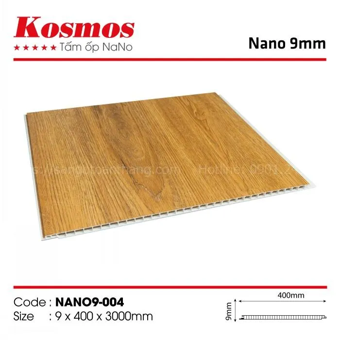 Tấm ốp Nano Kosmos có nhiều kích thước