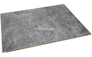 Tấm ốp Nano PVC pha bột đá mã KNANO9 với thiết kế hèm khóa