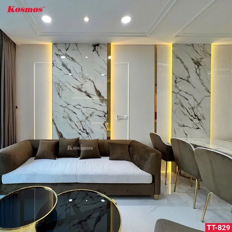 Tấm ốp than tre là vật liệu ốp tường đẳng cấp