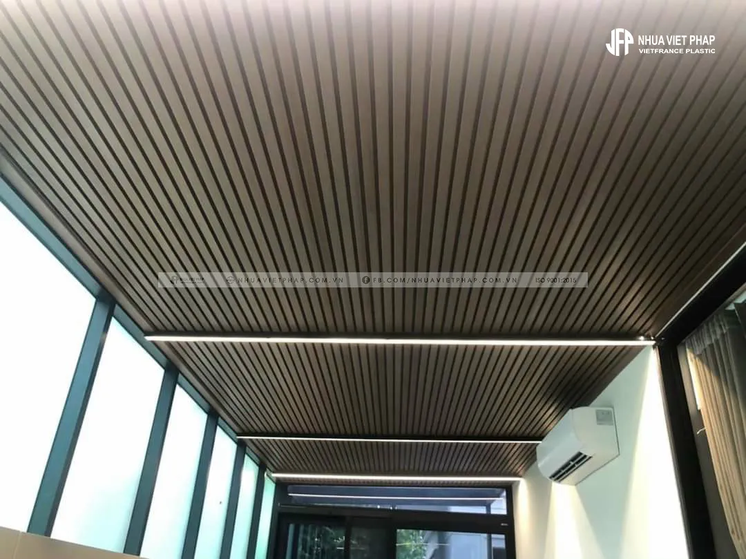 tấm ốp tường gỗ nhựa, tấm ốp tường trang trí