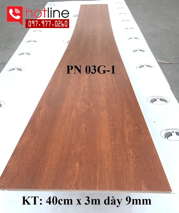 Tấm ốp tường nhựa Phương Nam vân gỗ