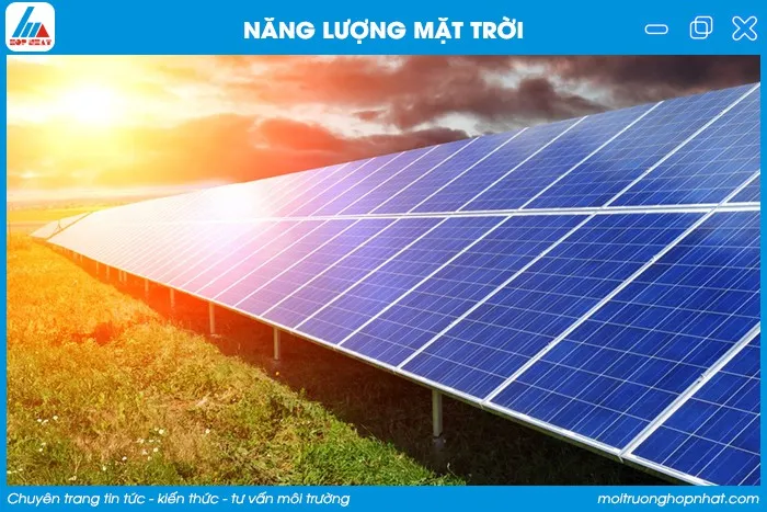 Tấm pin năng lượng mặt trời thu điện