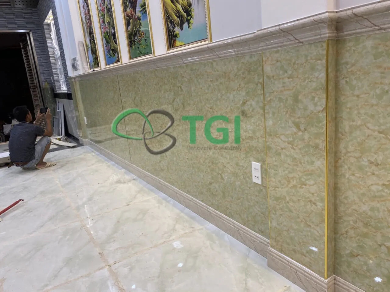 Tấm pvc vân đá không bị mối mọt tấn công phá huỷ