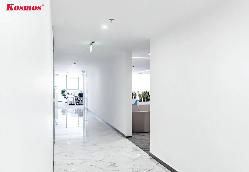 Tấm thạch cao ốp tường phòng làm việc