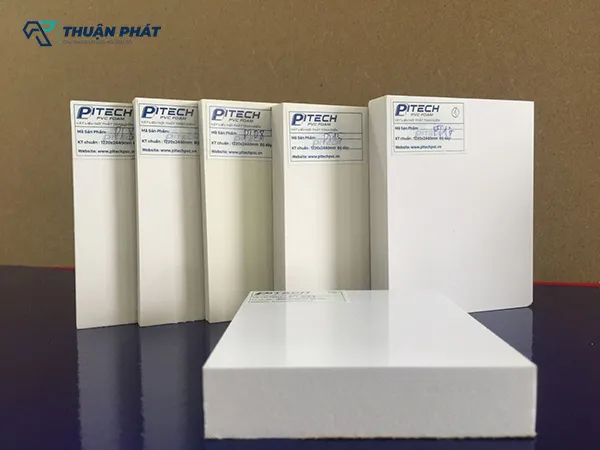 Tấm ván gỗ nhựa PVC đặc biệt hai mặt cứng bóng