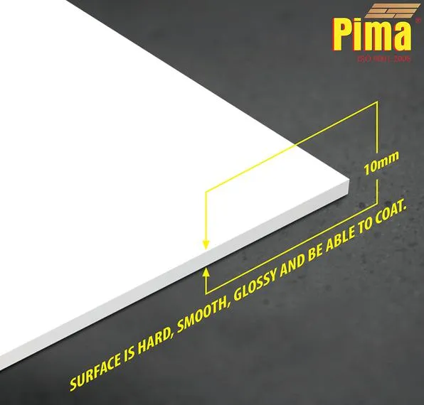 Tấm ván nhựa Pima PVC Foam màu trắng sữa dày 10mm
