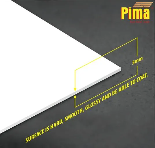 Tấm ván nhựa Pima PVC Foam màu trắng sữa dày 5mm