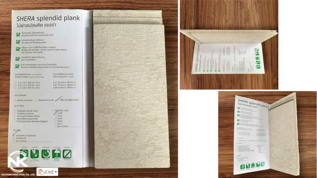 Tấm xi măng giả gỗ