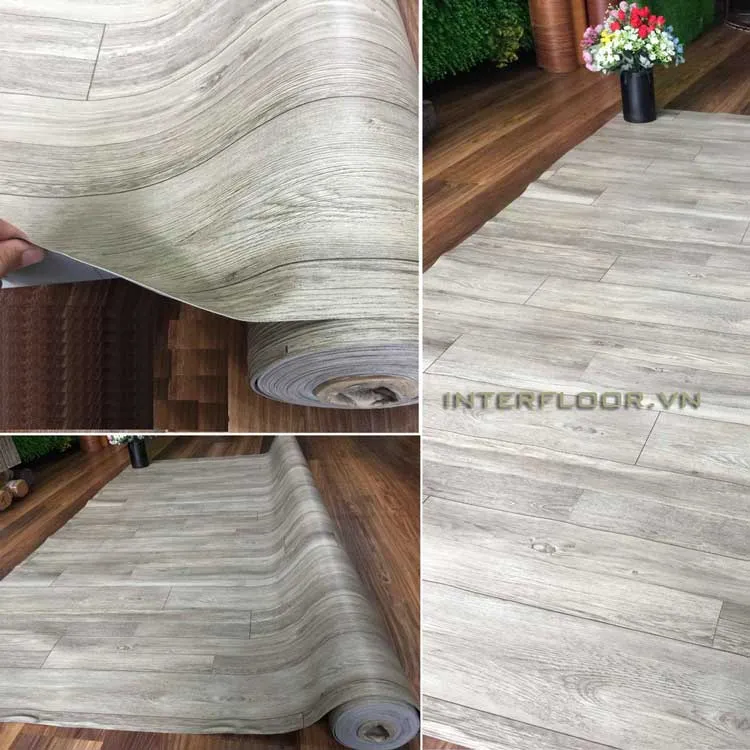 Thảm nhựa simili 08 trải nền nhà, cửa hàng, kho xưởng, văn phòng, nhà ở