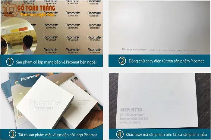 Thận trọng với ván nhựa chịu nước Picomat giả mạo trên thị trường