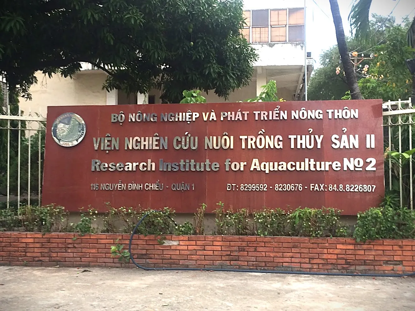 Thanh tra Bộ Nông nghiệp và Phát triển nông thôn làm việc tại Viện Nghiên cứu Nuôi trồng Thủy sản II để kiểm tra các hoạt động