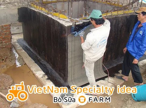 Thi công chống thấm hồ cá xi măng bằng màng tự dính tiện lợi, khắc phục tình trạng rỉ nước