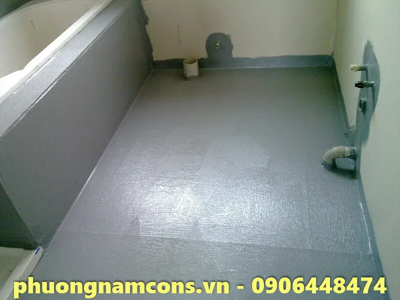 Thi công chống thấm sàn nhà vệ sinh