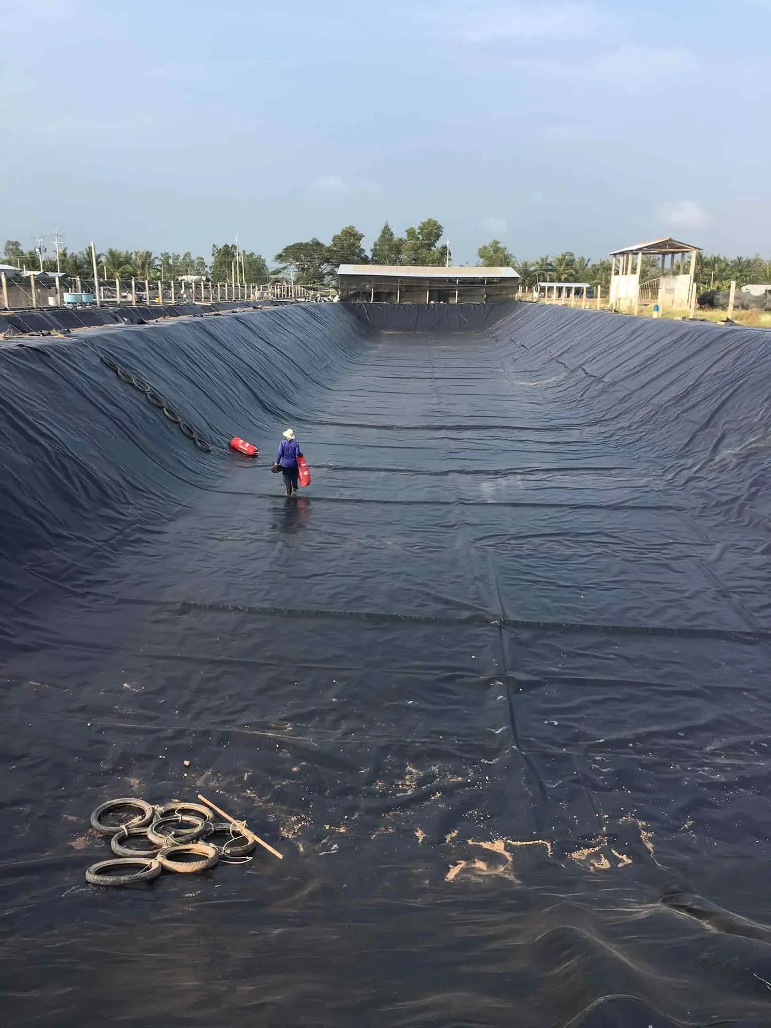 Thi công hàn bạt HDPE