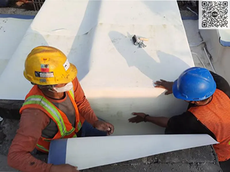 Thi công màng chống thấm HDPE Tremproof FBM, ngăn chặn nước và độ ẩm xâm nhập vào kết cấu mặt đất