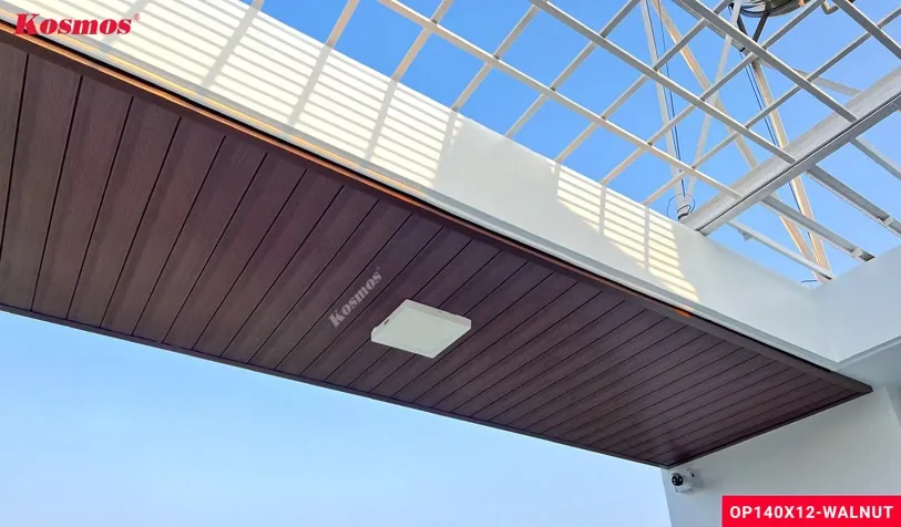 Thi công ốp gỗ nhựa PVC phủ ASA dễ dàng, phù hợp nội và ngoại thất