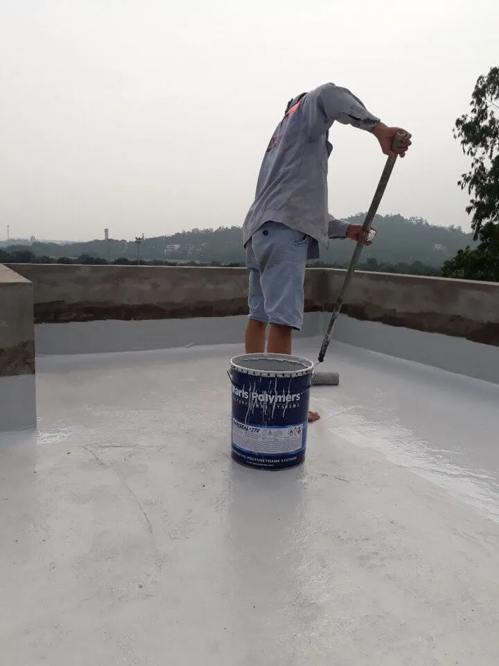 Thi công sơn chống thấm Mariseal 270
