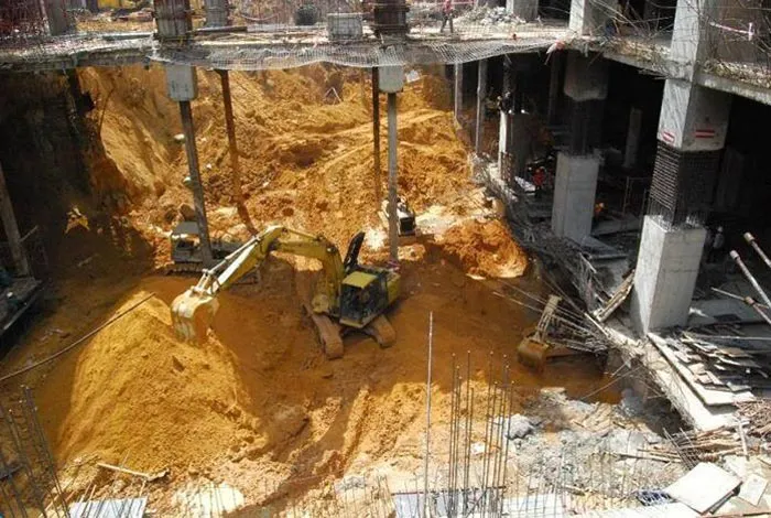 Thi công tầng hầm nhà phố bằng biện pháp Top Down