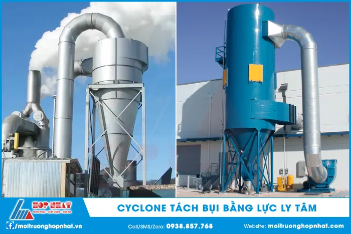Thiết bị Cyclone hiệu quả trong việc tách bụi khí thải